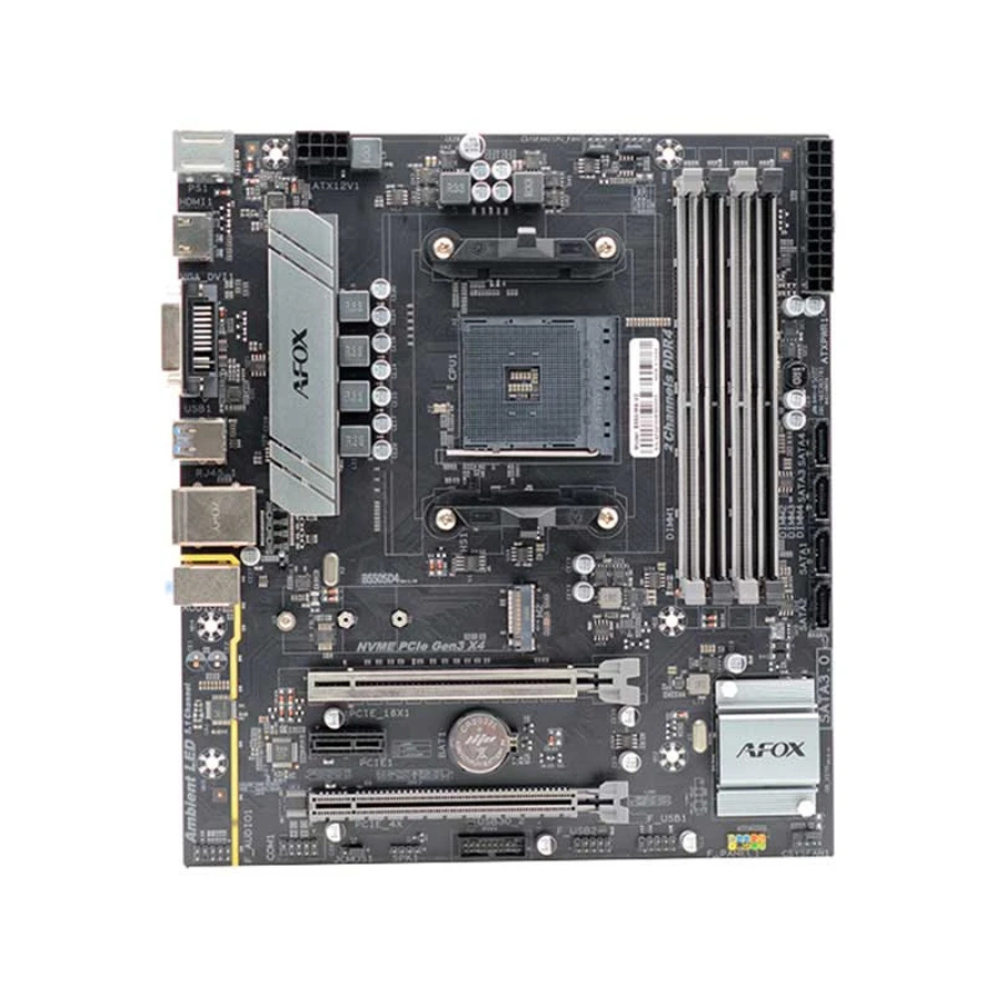 AFOX AMD B550MA AM4 SOCKET MOTHERBOARD